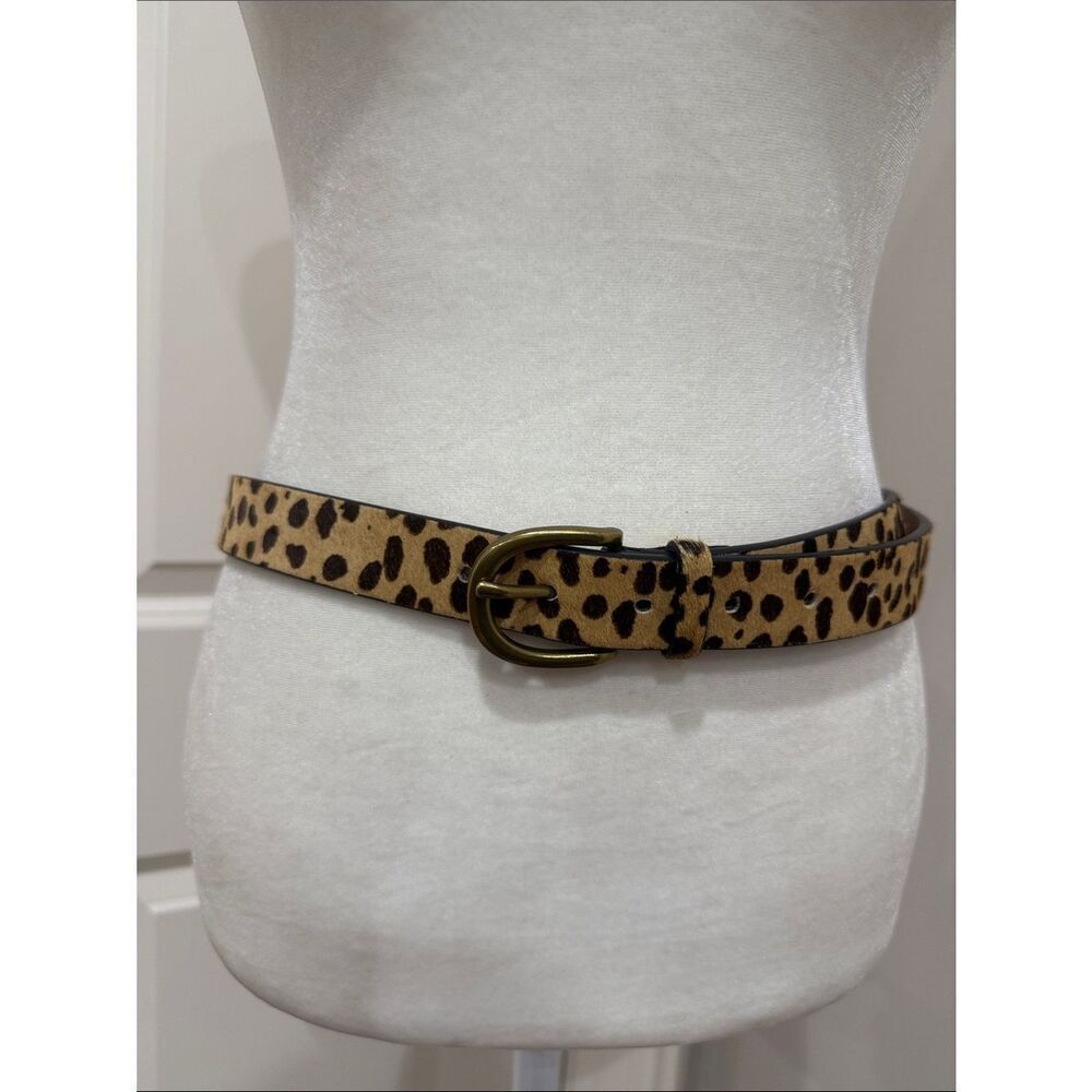 Loklik Vintage Leoparn Prin Hip Belt - Tan/Brown Size Small